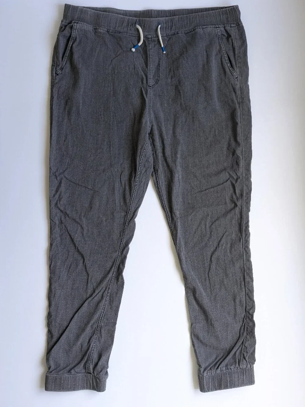 Mugsy Mens Pants Easy Joggers XXL Gray CH1JNGY Casual Leisure Cotton Blend